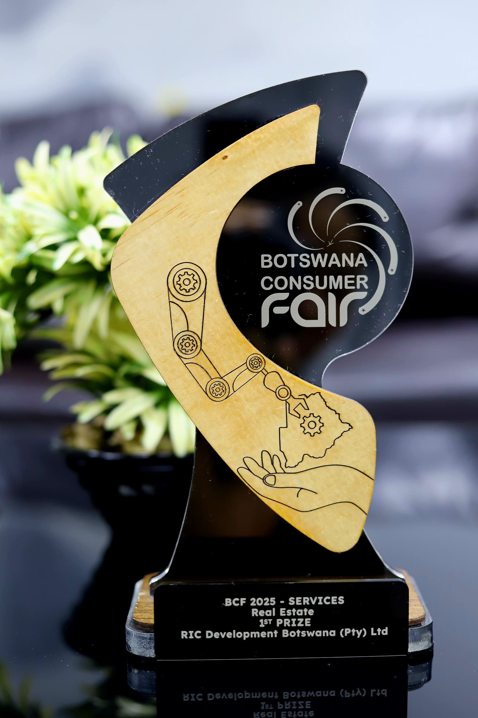 RIC Development Botswana — First Prize, Real Estate – Services, Botswana Consumer Fair 2025